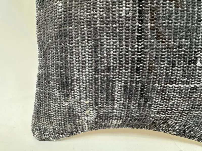 Cushion Cover, 14x14 Gray Pillow Sham, Vintage Kilim Pillow Pillow Case, Throw Kilim Pillow, Pillow for Sofa, Pillow for Couch, Patio Cushion - 2