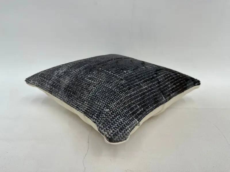 Cushion Cover, 14x14 Gray Pillow Sham, Vintage Kilim Pillow Pillow Case, Throw Kilim Pillow, Pillow for Sofa, Pillow for Couch, Patio Cushion - 6