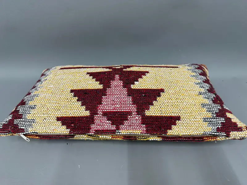 Turkish Pillow, Gift Pillow, Bolster Throw Cushion Cover, Vintage Kilim Throw Pillow, 10x20 Yellow Cushion, Pet Cushion Cover, Cushion Case - 7