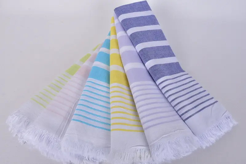 Personalized Towel, Turkish bath towel, Turkish Towel Beach Towel, Monogrammed Beach Towel, Personalized Gift For Her, 64x40 Cotton Striped Towel - 4