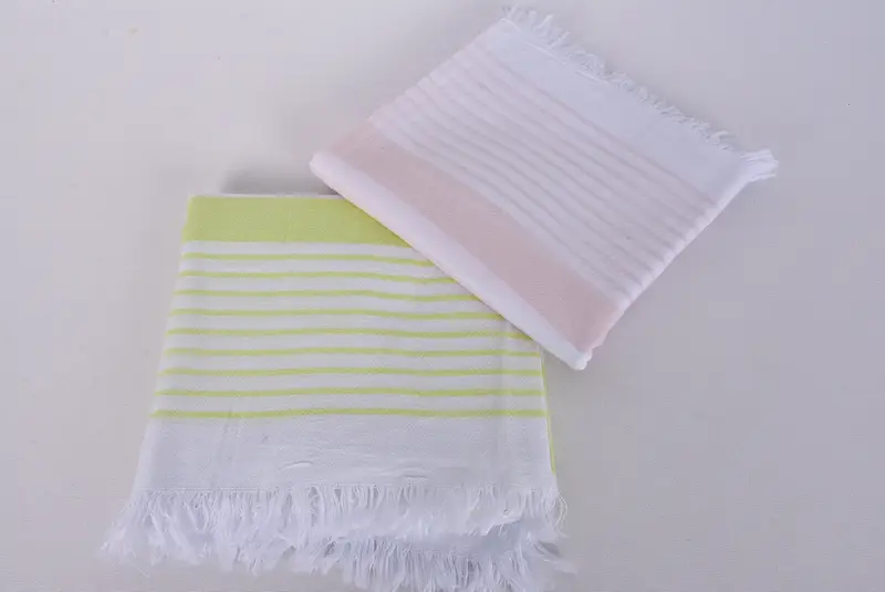 Personalized Towel, Turkish bath towel, Turkish Towel Beach Towel, Monogrammed Beach Towel, Personalized Gift For Her, 64x40 Cotton Striped Towel - 6