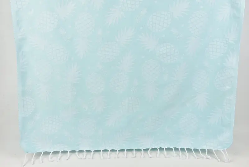 70x36 Cotton Pineapple Design Towel, Bridal Shower Favor, Summer Gift, Organic Cotton Towel, Monogram Beach Towel, Custom Beach Towel, Organic Towel - 8