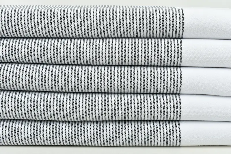 Kleine Badetücher, 40x18 Baumwollstreifenhandtuch, türkisches Geschirrtuch, Brautgeschenke, Junggesellenparty Geschenke Brautjungfern, Sonderanfertigungshandtuch, Fitnesshandel Handtuch - 2