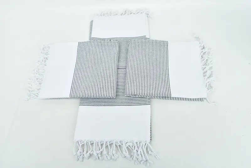 Kleine Badetücher, 40x18 Baumwollstreifenhandtuch, türkisches Geschirrtuch, Brautgeschenke, Junggesellenparty Geschenke Brautjungfern, Sonderanfertigungshandtuch, Fitnesshandel Handtuch - 6