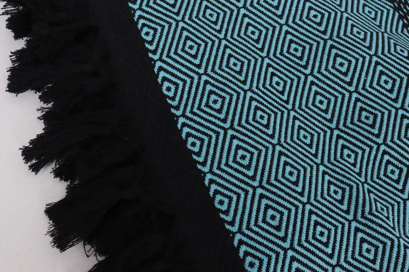 Throw Blanket Couch, Turkish Blanket Queen, Boho Throw Blankets, House Warming Gift, Turkish Tablecloth, Woven Blanket, 96x80 Cotton Diamond Towel - 7