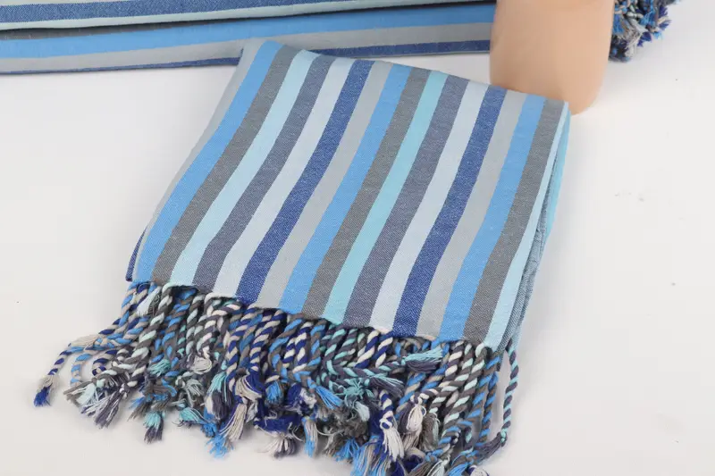 70x36 Cotton Striped Towel, Custom Wedding Gift, Embroidery Towels, Handmade Turkish Towel, Beach Towel Bulk, Gift For Her, Custom Gift, Guest Towel - 6