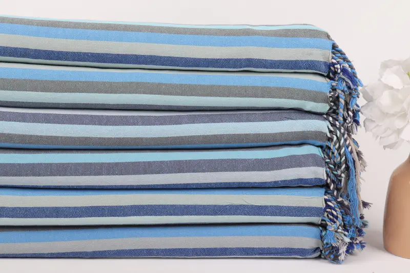 70x36 Cotton Striped Towel, Custom Wedding Gift, Embroidery Towels, Handmade Turkish Towel, Beach Towel Bulk, Gift For Her, Custom Gift, Guest Towel - 4
