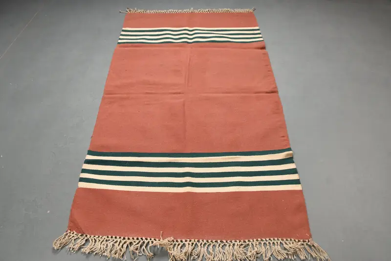 Alfombra Floral Blanca y Naranja 3,6x6,2ft Decoración Elegante