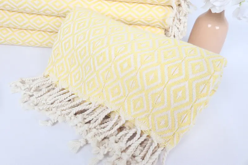 Beach Towel Bulk, Personalized Gift, Bachelorette Party Decorations, 70x40 Cotton Diamond Towel, Wedding For Favor, Guest Towel, Organic Beach Towel - 4