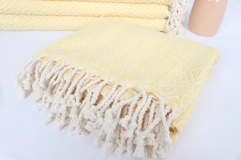 Beach Towel Bulk, Personalized Gift, Bachelorette Party Decorations, 70x40 Cotton Diamond Towel, Wedding For Favor, Guest Towel, Organic Beach Towel - 5