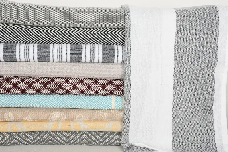 Summer Gift, Personalized Kitchen Towel, Turkish Tea Towel, Small Bath Towels, Personalized Bridesmaid Gift, 36x18 Cotton Set of 10 Towel - 2