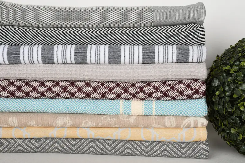 Summer Gift, Personalized Kitchen Towel, Turkish Tea Towel, Small Bath Towels, Personalized Bridesmaid Gift, 36x18 Cotton Set of 10 Towel - 3