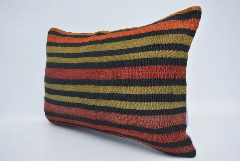 Boho Pillow, Home Decor Pillow, Turkish Pillow, 16x24 Red Cushion Cover, Cushion Case, Cotton Cushion, Morroccon Kilim Cushion Cushion Cover - 4