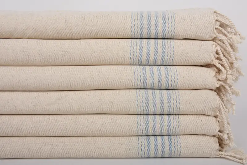 36x18 Linen Striped Towel, Wedding Hand Made Gift, Monogram Kitchen Towel, Monogram Hand Towel, Xmas Gifts, Bridesmaid Gift Towel, Wedding Gift - 3