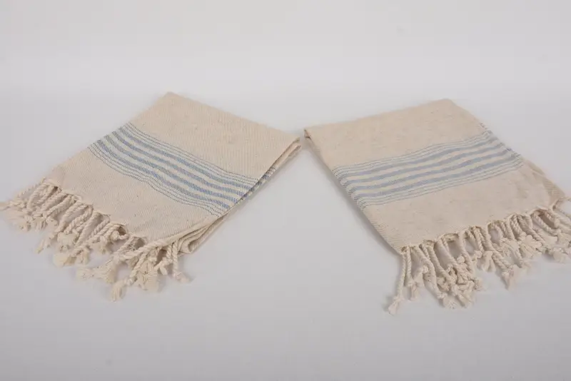 36x18 Linen Striped Towel, Wedding Hand Made Gift, Monogram Kitchen Towel, Monogram Hand Towel, Xmas Gifts, Bridesmaid Gift Towel, Wedding Gift - 6