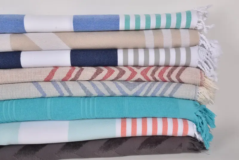 Personalized Gift For Him, Summer Towel, Quick-dry towel, Holiday Towel, Personalized Turkish Towel, Bridesmaid Gift, 70x40 Cotton Set of 8 Towel - 2