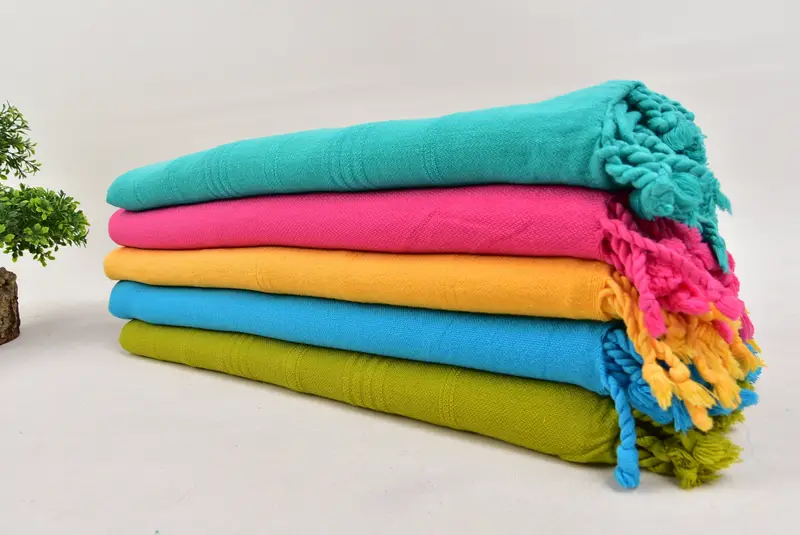 Quick-dry peshtemal, Turkish bath towel for spa, Bachelorette Party Gifts Bridesmaids, Travel towel, Wedding Gift Ideas, 64x32 Cotton Striped Towel - 3