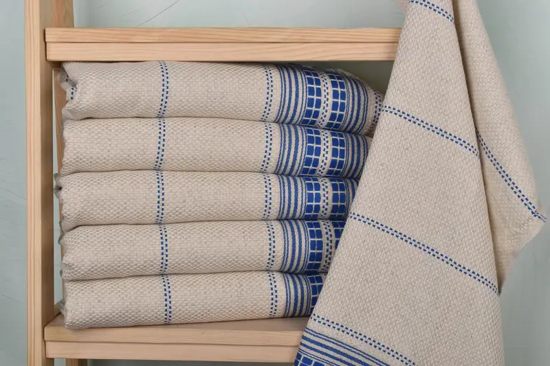 Wedding Favors, 40x20 Linen Striped Towel, Guest Towel, Handmade Gift, Bachelorette Party Items, Monogram Hand Towel, Turkish Hand Towel - 2