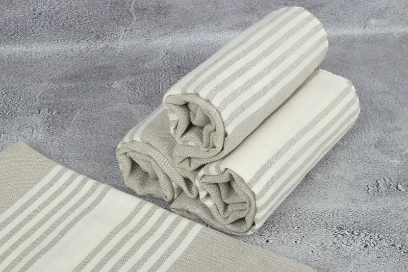 Handmade Turkish hammam towel, Sand-free peshtemal towel for the beach, Quick-dry towel, Bathroom Towel, Lightweight Turkish towel, Absorbent towel - 8