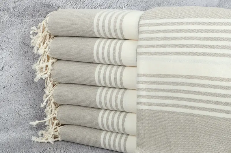Handmade Turkish hammam towel, Sand-free peshtemal towel for the beach, Quick-dry towel, Bathroom Towel, Lightweight Turkish towel, Absorbent towel - 1