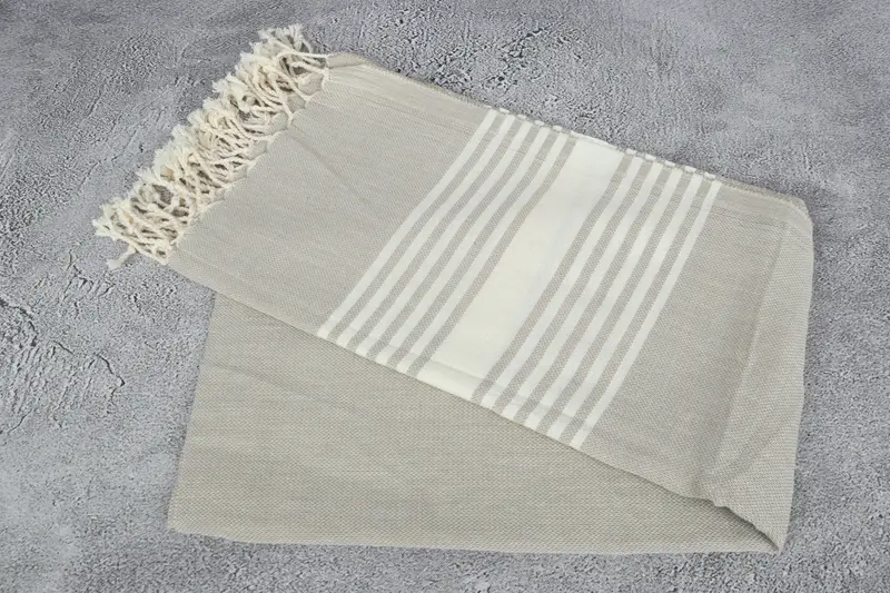Handmade Turkish hammam towel, Sand-free peshtemal towel for the beach, Quick-dry towel, Bathroom Towel, Lightweight Turkish towel, Absorbent towel - 6