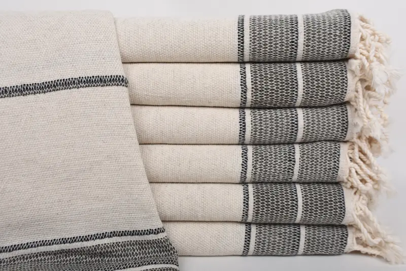 Personalized Turkish Beach Towel, Bridesmaid Gift, Valentines Day Gift Idea, 70x36 Linen Striped Towel, Holiday Towel, Gifts For Him, Organic towel