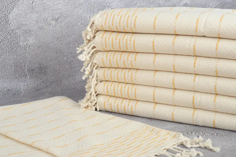 Personalized Kitchen Towel, Bridesmaid Gift, Bachelor Party Favors, 36x18 Cotton Striped Design Towel, Monogram Kitchen Towel, Personalized Gift - 2