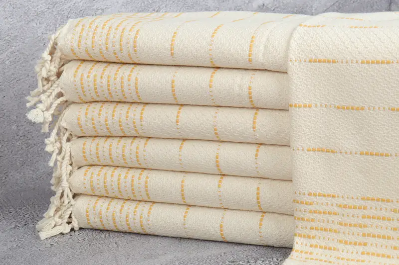 Personalized Kitchen Towel, Bridesmaid Gift, Bachelor Party Favors, 36x18 Cotton Striped Design Towel, Monogram Kitchen Towel, Personalized Gift - 1