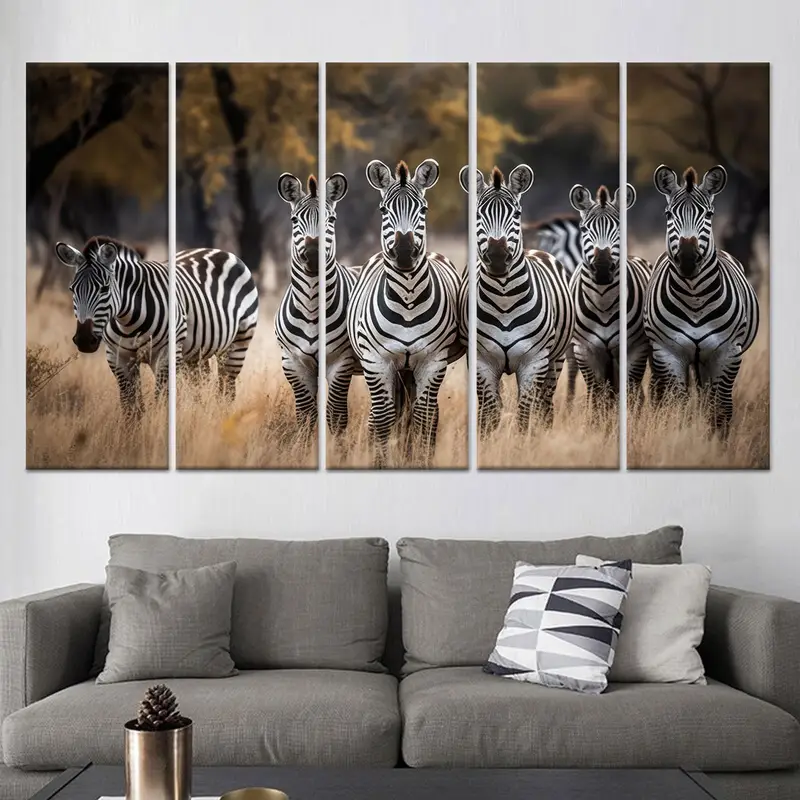 Yaban Hayatı Orman Kanvas: Doğa Severler için Baskılı Kanvas Tablo