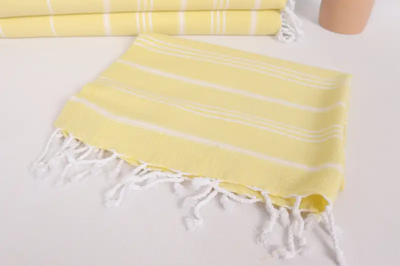 Personalized Gifts, 40x24 Cotton Striped Towel, Wedding Anniversary Gift, Custom Tea Towel, Personalized Kitchen Towel, Turkish Towel Hand Towel - 5