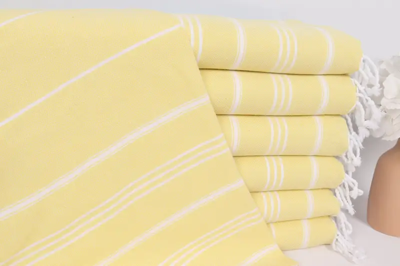 Personalized Gifts, 40x24 Cotton Striped Towel, Wedding Anniversary Gift, Custom Tea Towel, Personalized Kitchen Towel, Turkish Towel Hand Towel - 1