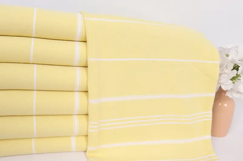Personalized Gifts, 40x24 Cotton Striped Towel, Wedding Anniversary Gift, Custom Tea Towel, Personalized Kitchen Towel, Turkish Towel Hand Towel - 2