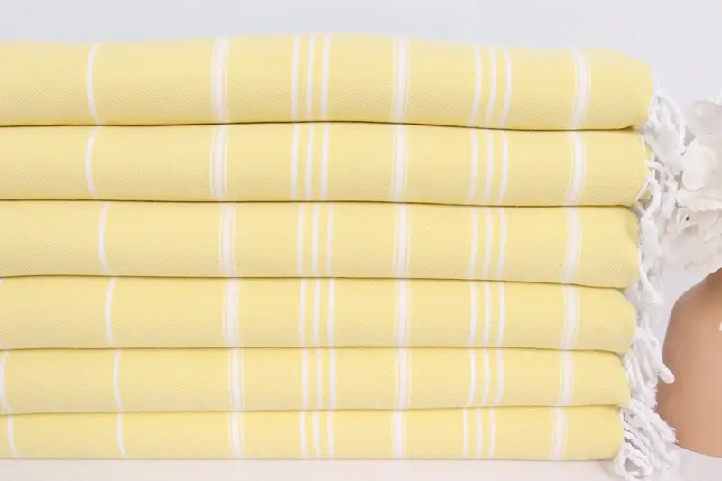 Personalized Gifts, 40x24 Cotton Striped Towel, Wedding Anniversary Gift, Custom Tea Towel, Personalized Kitchen Towel, Turkish Towel Hand Towel - 3