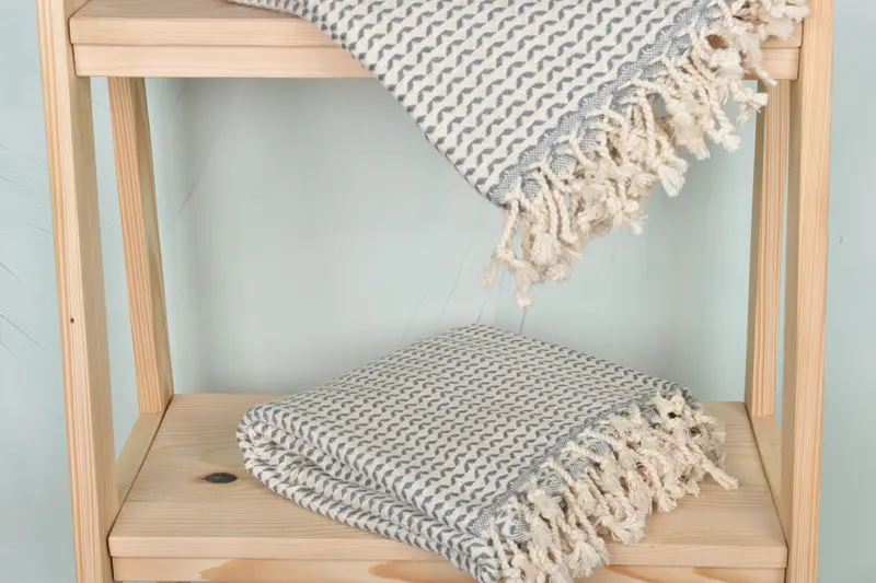 Bath towel, Turkish bath towel for spa, Oversized Beach Towel, Embroidered Towel, Custom Beach Towel, 70x40 Cotton Diamond Towel, Bride Gift - 5
