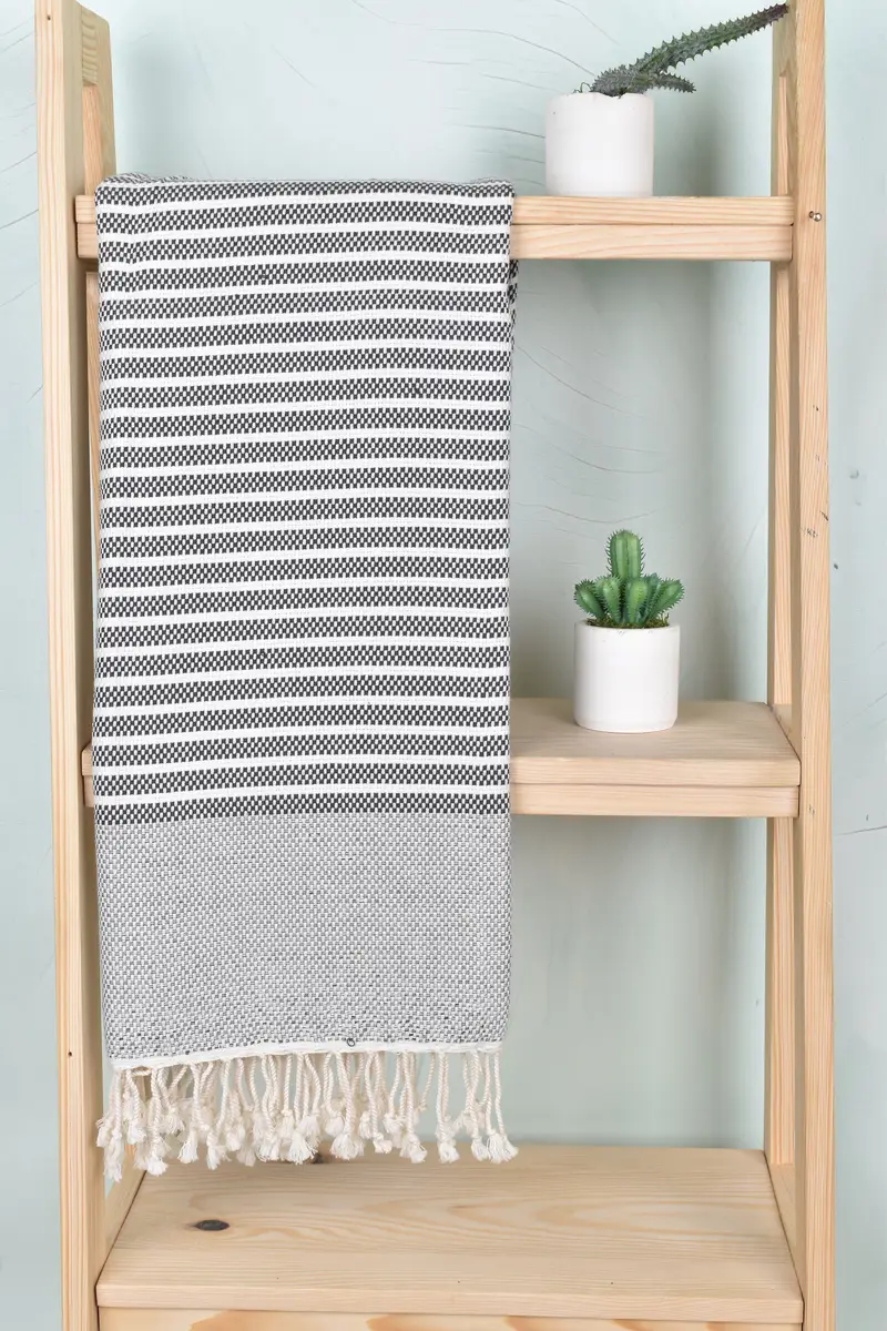 Bath towel, Personalised Gift, Holiday Towel, Personalized Wedding Gift, Absorbent towel, 76x40 Cotton Striped Towel, Personalized Home Gift Wedding - 8