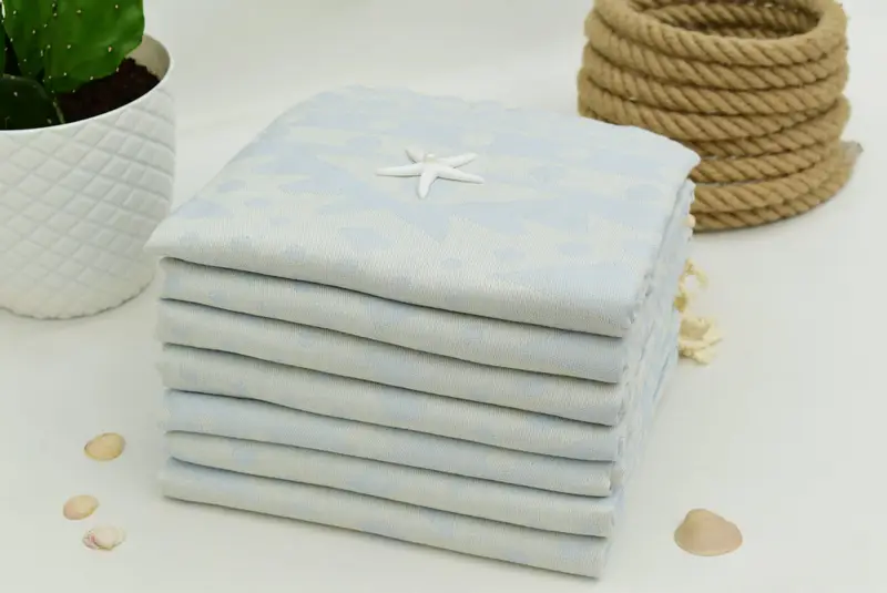 Organic towel, Turkish bath towel, Summer Towel, 70x40 Cotton Round Pattern Towel, Best Friend Gift Ideas, Bachelor Towel, Quick-dry towel - 1