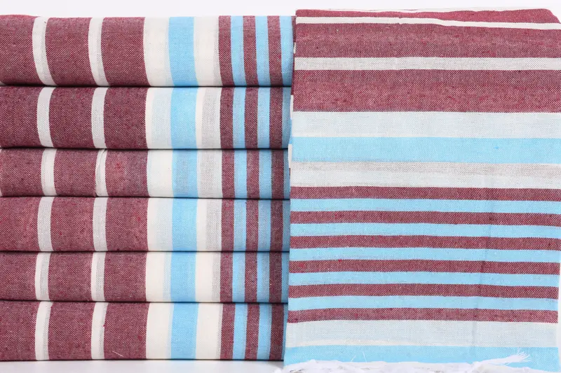 Bachelorette Gifts, Gift Towel, Sand-resistant towel, Home Decor Gifts, 68x40 Cotton Striped Towel, Pool Towels, Turkish fouta towel for outdoor use - 1