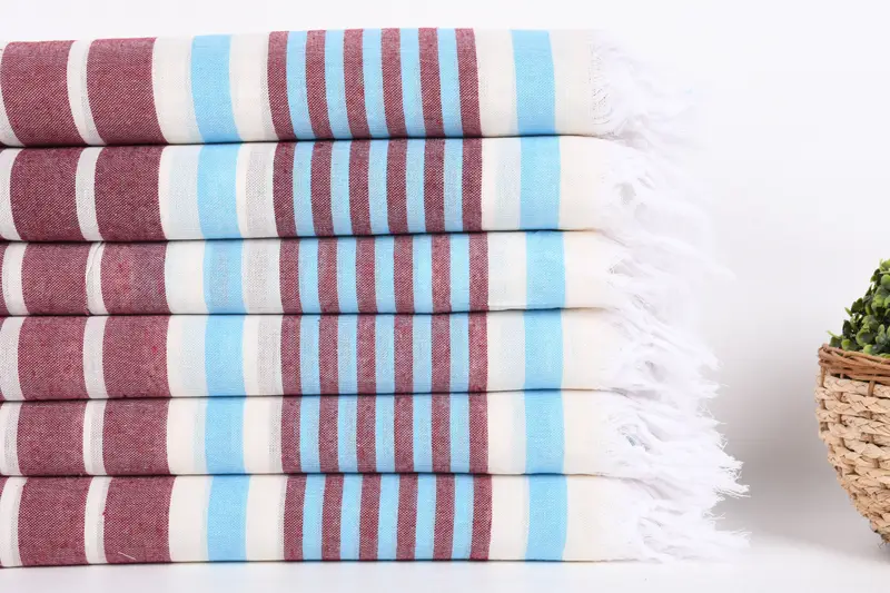 Bachelorette Gifts, Gift Towel, Sand-resistant towel, Home Decor Gifts, 68x40 Cotton Striped Towel, Pool Towels, Turkish fouta towel for outdoor use - 2