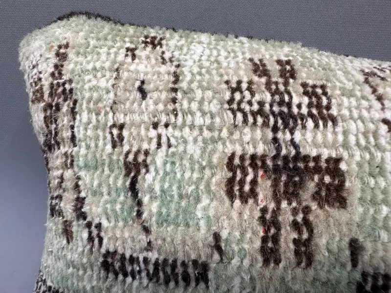 Kilim Cushion Sham, Turkish Pillow, Vintage Kilim Pillow, Cushion Case, Morroccon Kilim Cushion Pillow Sham, 8x16 Beige Pillow, Shabby Chic Cushion - 5