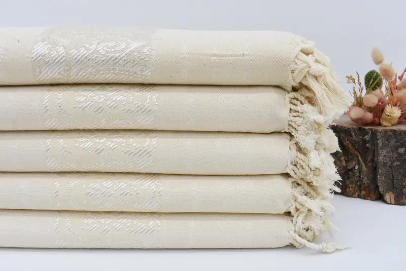 Scorpion Design Towel Organic Cotton Beige, Bachelorette Party Decorations, 70x40 Inches