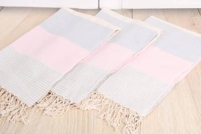 Travel Towel, Custom Gift, Wedding Favors, Kids Beach Towel, Gym Towel, Absorbent towel, 68x40 Cotton Striped Towel, Gift Towel, Bridesmaid Towel - 6