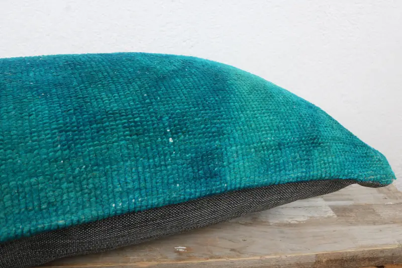 12x20 Green Cushion, Cushion Case, Pillow for Couch, Pet Cushion Case, Vintage Pillow, Square Throw Cushion Case, Vintage Kilim Pillow - 6