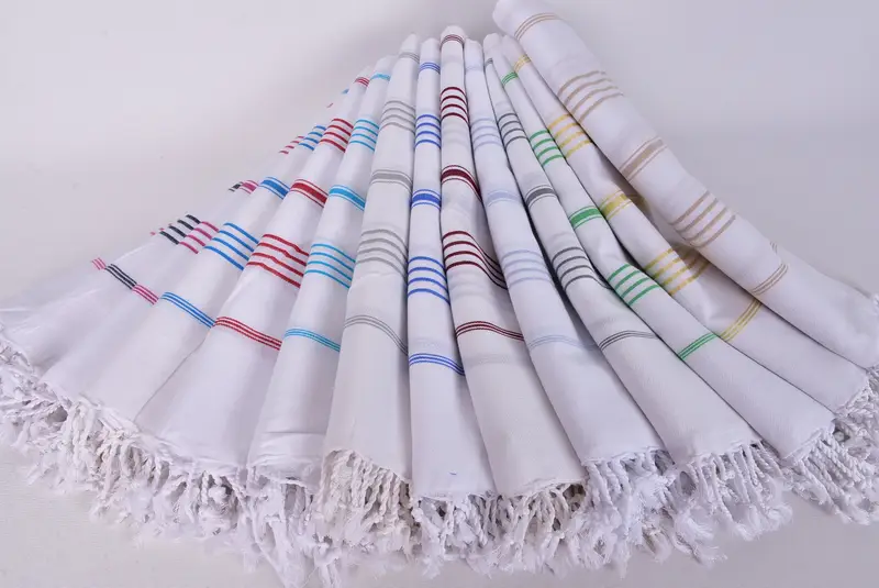 Gift For Mom, Yoga Towel, Best Friend Gift, 70x40 Cotton Striped Towel, Turkish Towel Bulk, Fouta towel, Monogrammed Beach Towel, Luxury Beach Towel - 4