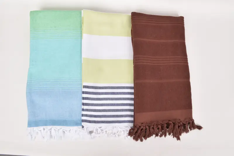 70x40 Cotton Set of 8 Towel, Quick-Dry Beach Towel, Fouta towel, Bridal Shower Gift, Boyfriend Christmas Gift, Friends Beach Towel, Cute Beach Towel - 7