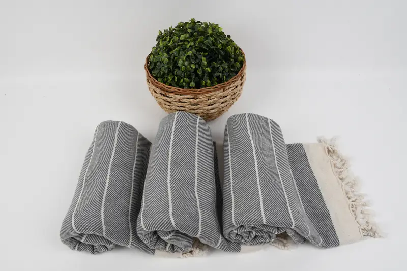 Brautduschenbevorzugungen, Brautjungfernhandtuch, Junggesellengeschenke, türkisches Badetuch, Yoga -Handtuch, 70x40 Baumwoll -Fischgrätenhandtuch, Verlobungsgeschenk - 8