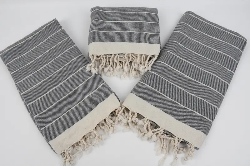Brautduschenbevorzugungen, Brautjungfernhandtuch, Junggesellengeschenke, türkisches Badetuch, Yoga -Handtuch, 70x40 Baumwoll -Fischgrätenhandtuch, Verlobungsgeschenk - 6