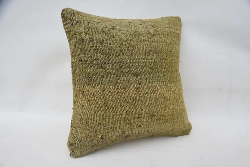 14x14 Beige Pillow Sham, Pillow Sham, Morroccon Kilim Cushion Pillow, Wholesale Cushion, Handmade Kilim Cushion, Kilim Cushion Sham, Turkish Pillow - 2