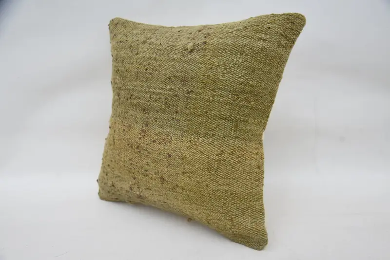 14x14 Beige Pillow Sham, Pillow Sham, Morroccon Kilim Cushion Pillow, Wholesale Cushion, Handmade Kilim Cushion, Kilim Cushion Sham, Turkish Pillow - 3