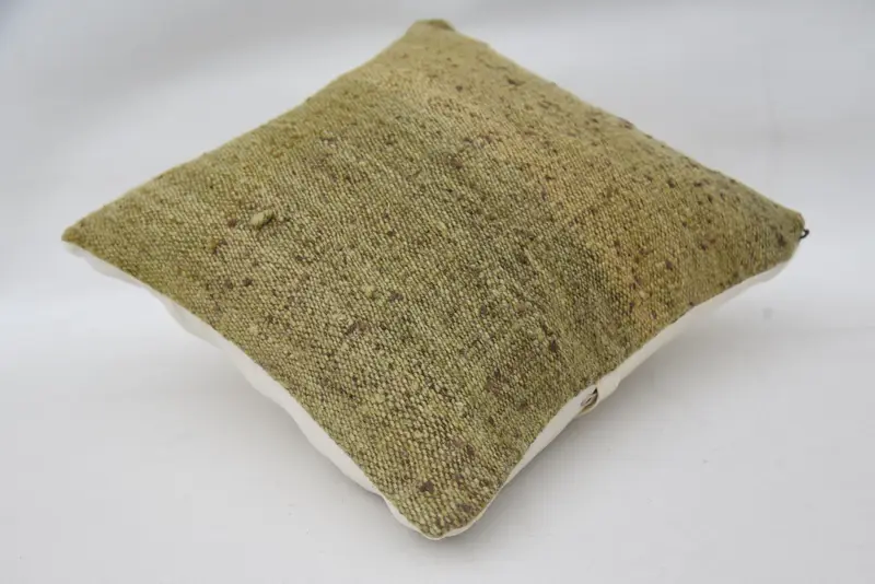 14x14 Beige Pillow Sham, Pillow Sham, Morroccon Kilim Cushion Pillow, Wholesale Cushion, Handmade Kilim Cushion, Kilim Cushion Sham, Turkish Pillow - 6