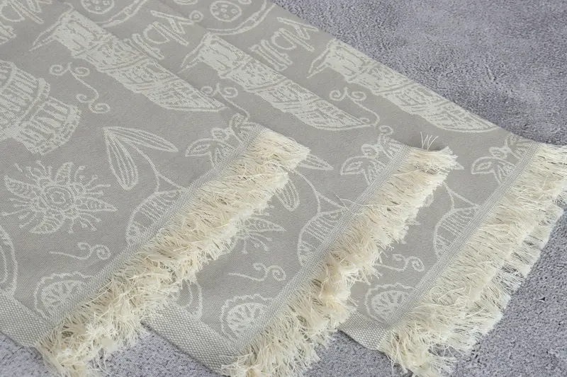 28x20 Cotton Italian Symbols Design Towel, Monogram Kitchen Towel, Personalized Gifts, Unique Gift, Wedding Gift Kitchen Towel, Turkish Hand Towel - 6